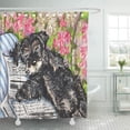 thumbnail image 1 of ABPHQTO Miniatura Schnauzer Dreams Lover Dogs Cute Funny Cortina de ducha 150x180 cm, 1 of 1