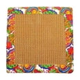 thumbnail image 3 of AYktou Mugwort Floss Cooling Rattan Chair Cushions, 16.5×16.5 Inch Summer Breathable Chair Mat Car Seat Cushion with Embroidered Edge Trimming, Non-Slip Comfortable Seat Pad for Dining Office Chairs, 3 of 7