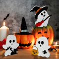 thumbnail image 5 of Lovely Ghost Halloween Decorations Weird Decorative , Bat, Witch Broom Logo Tray Decoration Home Shelf Display, 5 of 5