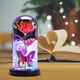 thumbnail image 5 of Xihbxyly Rosa de San Valentín, Flor Luminosa de Colores, Cúpula de Cristal con Luces Led, Regalo Eterno para Mujer, Decoración Romántica de Cumpleaños y Aniversario, Tamaño 21 X 11 Cm, Funciona con P, 5 of 7