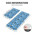 thumbnail image 2 of Fuzoiu Cute Dogs Print Kitchen Floor Mat 2 Sets,Kitchen Rugs and Mats,,Non Skid Waterproof Kitchen Floor Mat for Kitchen,Home Office,Sink,Laundry, 2 of 6