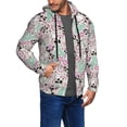 thumbnail image 2 of Honeii West Cowgirl Disco Print Hoodies for Men, Pullover & Full Zip, Breathable Zip up Hoodie, Sweatshirt-Small, 2 of 5