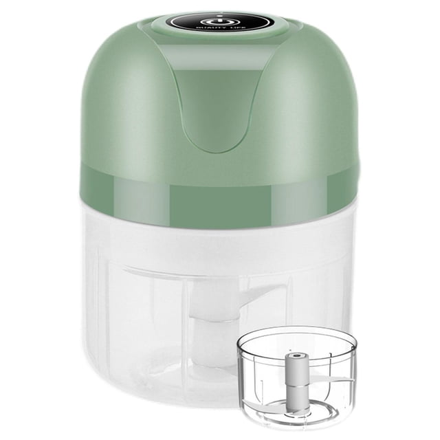 Mini Procesador De Alimentos Eléctrico Sunnimix Licuadora Verde 100ML 250ML