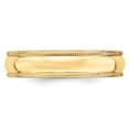thumbnail image 4 of 14k Yellow Gold 5mm Milgrain Half Round Wedding Band Size 11.5, 4 of 6
