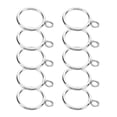 thumbnail image 1 of 10pcs Curtain Rings with Eyelet Curtain Rod Drapery Rings Curtain Pole Rings, 1 of 9