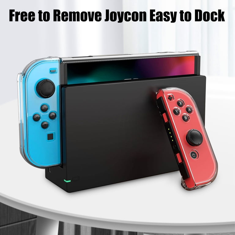 Dockable Clear Case Fit for Nintendo Switch, EEEkit Clear