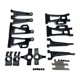 thumbnail image 1 of Tholdsy Juego de bloque de dirección con brazo de Metal para 1/14 MJX Hyper 14210 14209, juego de bloque de dirección con brazo de Metal Kits de construcción modelo Negro, 1 of 6