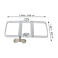 thumbnail image 4 of MasteelfCA Toothpaste Squeezer Metal Toothpaste Tube Squeezer Paint Tube Wringer for Artist, 4 of 8