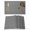 Dark Gray, variant on Vintage Fruit Green Placemats Set of 8, Farmhouse Retro Solid Color Linen Texture Placemats for Dining Table, Place Mats for Kitchen Tabletop, Waterproof Wipeable Dining Table Mats Set