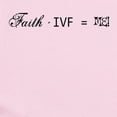 thumbnail image 2 of CafePress - Faith + IVF = Me! Infant Bodysuit - Baby Light Bodysuit, Size Newborn - 24 Months, 2 of 4