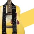 thumbnail image 2 of Personality Guitar Strap For Acoustic Classic Guitar Bass Star Pattern Soft, 2 of 5