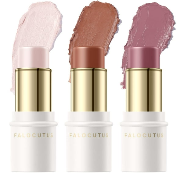 Set de maquillaje Falocutus Contour Stick con iluminador y colorete x3