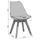 thumbnail image 2 of Silla Frankfurt Negra OIKO Muebles Para Bar, Cafetería, Restaurante, Oficina, 2 of 2