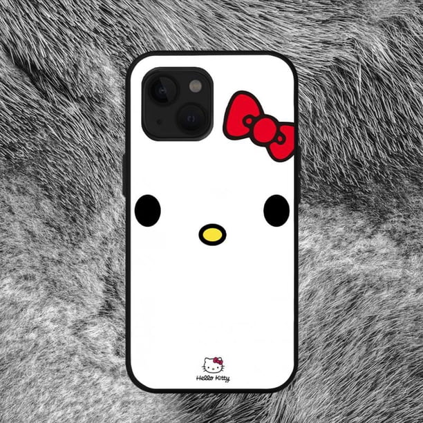 S-sanrios Kittys-funda bonita de gato Hallo para iPhone 11, 12 Mini, 13, 14 Pro, XS Max, X, 8, 7, 6S Plus, SE, XR Fivean LED