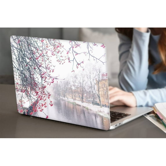 KSK KAISHEK Compatible with MacBook Pro 16 inchs Case 2020-2019 Release Model A2141, Plastic Hard Case Cover + Black Keyboard Cover, Flower 0576