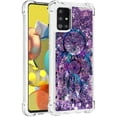 thumbnail image 3 of Compatible with Samsung Galaxy A51 5G Case Liquid Glitter Cute Stylish Slim TPU Silicone Quicksand Sparkle Shockproof Protective for Women Girls Case for Samsung Galaxy A51 5G Wind Chimes YB, 3 of 12