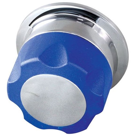 Imperial IMP36330 Bouton de Soupape de Brûleur Chrome Bleu