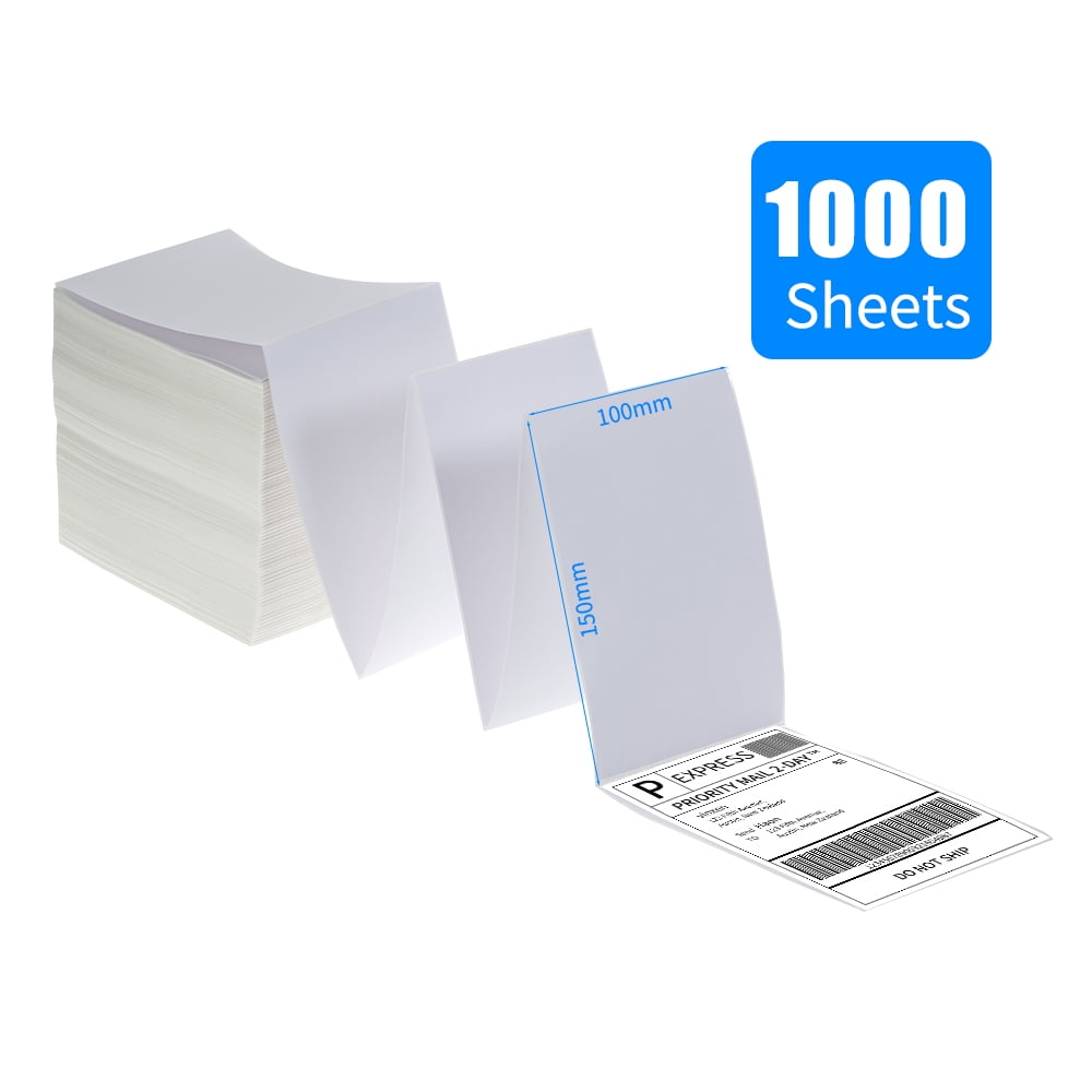 Fan Fold Direct Thermal Labels Shipping Label Paper Self Adhesive Mailing Labels Sticker Waterproof Oil Proof Proof For Thermal Label Printer 100 150mm 1000 Sheets Walmart Com Walmart Com Fan Fold Direct Thermal Labels Shipping Label Paper Self Adhesive Mailing Labels Sticker Waterproof Oil Proof Proof For Thermal Label Printer 100 150mm 1000 Sheets Walmart Com Walmart Com