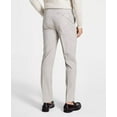thumbnail image 3 of Calvin Klein Men's Slim-Fit Plaid Dress Pants Beige 33 x 30, 3 of 6