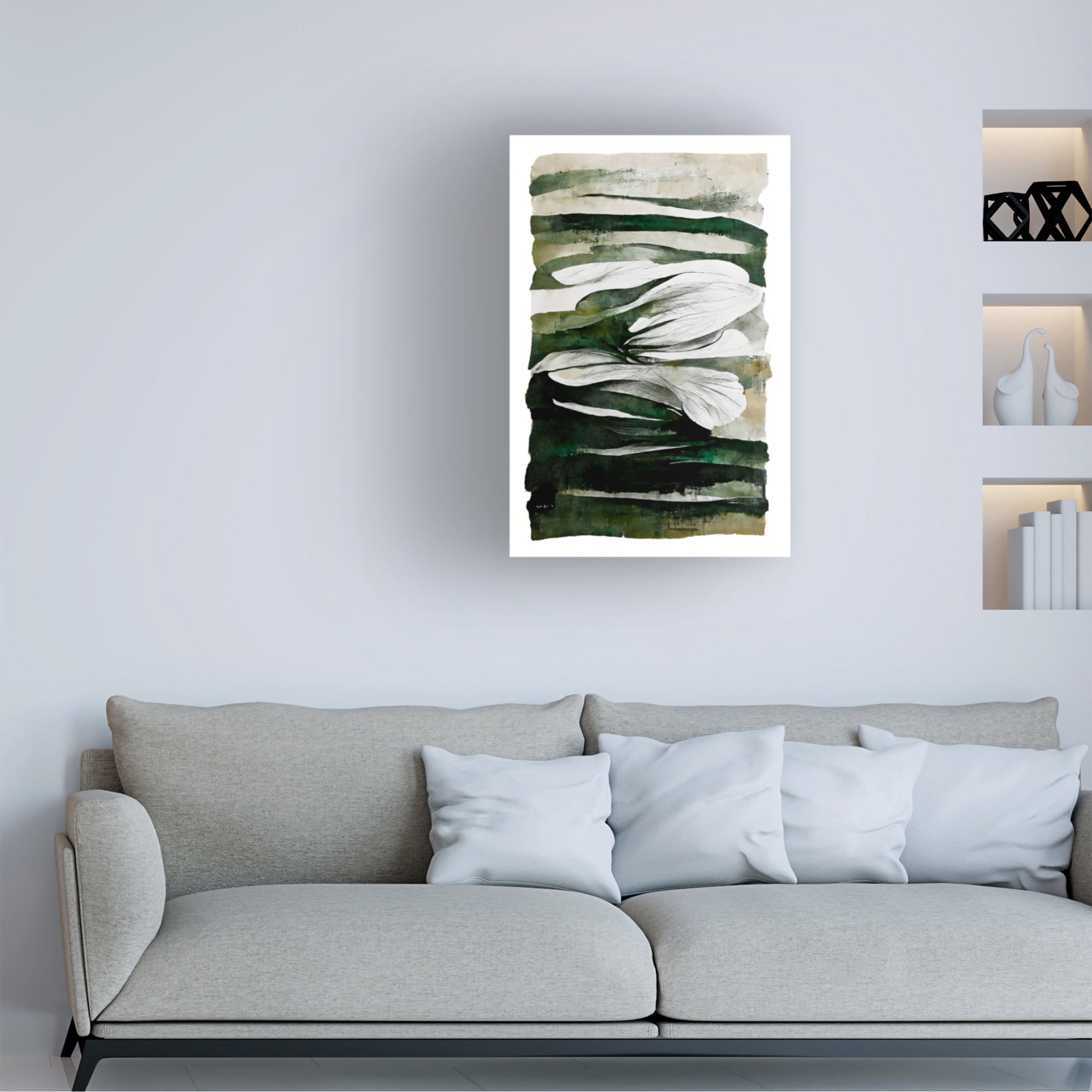 Canvas Wall Art - Treechild 'Between The Wall' Wall Art for Living Room, Bedroom, or Office D?cor by Trademark Fine Art - 16 x 24 Inches
