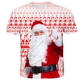 thumbnail image 1 of Kids Happy New Year Graphic T Shirt Merry Christmas Deer Funny Clothes Fashion T Shirt Top Print T Shirt12T Gong Bohan LED, 1 of 2