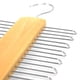 thumbnail image 3 of Colgador de madera para corbatas y cinturones, soporte giratorio de madera, organizador central y estante de almacenamiento con acabado antideslizante, 20 ganchos, 3 of 5