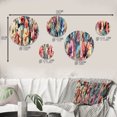 thumbnail image 4 of Designart "Vintage Pastel Harmonious Paisley Dreams" Floral Round Wall Art Set Of 5 - Beige Cottage For Bedroom Wall Art Set, 4 of 6