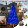 thumbnail image 5 of Costway 7 FT Artificial Christmas Tree with 900 Branch Tips 340 LED Lights 3 Lighting Modes, 5 of 10