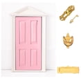 thumbnail image 2 of Puerta de la casa de muñecas 1/12 Puerta de Adecuado para Accesorios Rosado Fanmusic Puerta de la casa de muñecas, 2 of 4