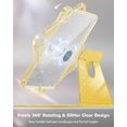 thumbnail image 3 of 360° Rotating Glitter Case Clear Back & Pencil Holder for iPad 11"/10.9", 3 of 8