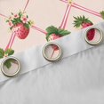 thumbnail image 4 of Manfei Red Strawberry Pattern Blackout Curtains Set of 2 (52x84 Each),Sweet Fruit Theme Window Curtains,Kawaii Bowtie Boknot Curtains and Drapes For Girls Boys,Super Cozy Room Decor, 4 of 6