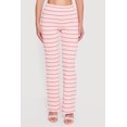 thumbnail image 3 of Women's Striped Textured Knit Boot Cut Casual Pants, 3 of 4