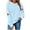 #204-Light Blue, variant on Neewe Womens Oversized Sweatshirts Hoodies Thanksgiving Day Crewneck Sweaters Casual Tops Comfy Fall Fashion Outfits Winter Clothes 2025