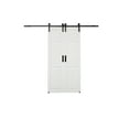 thumbnail image 4 of Millbrooke 36x84 Center Opening Vinyl Barn door kit White, 4 of 4