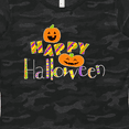thumbnail image 4 of Inktastic Happy Halloween- decorated letters with dancing pumpkins Women's T-Shirt, 4 of 5