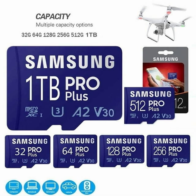 Prime Samsung Pro Plus microSD Memory Card 1TB – High-Speed, Reliable Storage for Everyday Use