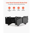 thumbnail image 4 of VEVOR Front and Rear Ceramic Brake Rotors Pads Kit for 2016-2021 Toyota Land Cruiser, 4 of 9