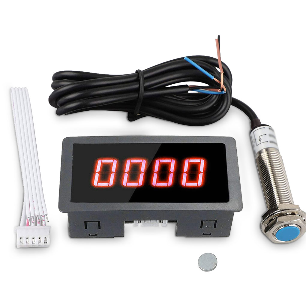 DTOWER Metal Automotive Digital Tachometer Portable Professional Four