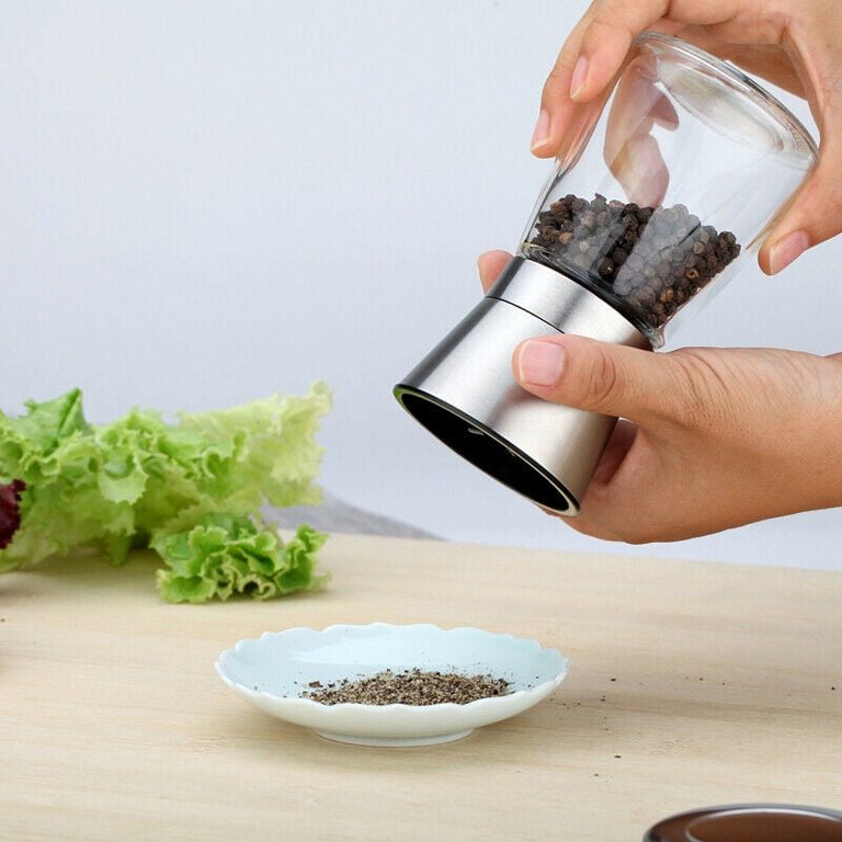 Manual Salt Pepper Grinder Pepper Mill Tool Stainless Steel