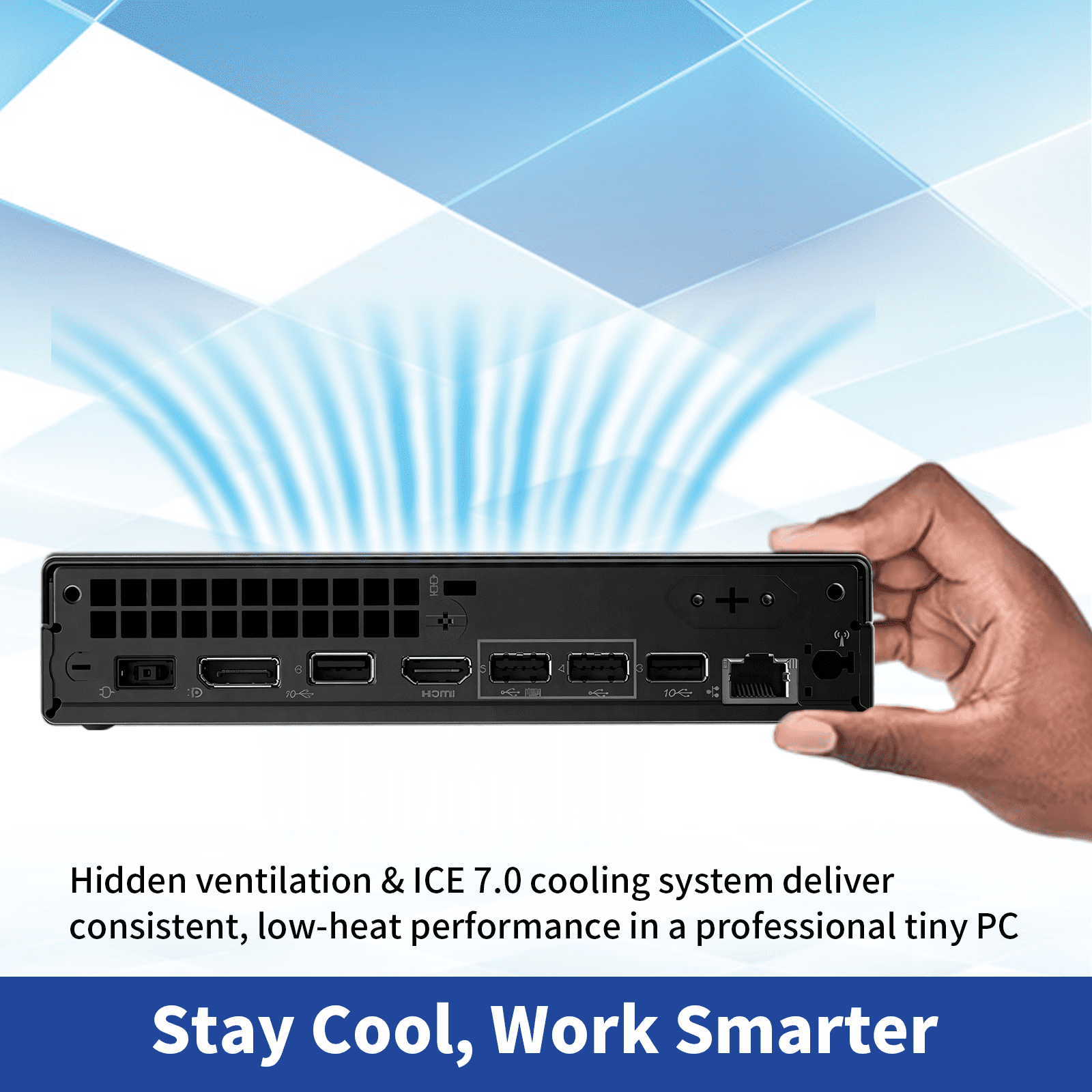 Lenovo ThinKCentre Neo Business Mini Desktop, Intel Core i3-1315U, 8GB DDR5, 512GB SSD, Windows 11 Pro