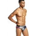 thumbnail image 4 of JOCKMAIL Men's Underwear Briefs Playful Printed briefs Ice Silk Sexy Low Waist Underwear, 4 of 9