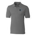 thumbnail image 2 of Men's Cutter & Buck Steel Georgetown Hoyas Vault Advantage Tri-Blend Pique Big & Tall Polo, 2 of 3