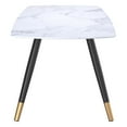 thumbnail image 4 of Nspire 201-294REC-WT 63 x 35.50 x 30 in. Emery Rectangular Dining Table in White & Black, 4 of 8