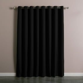 Aurora Home Wide Fire Retardant 96 Inch Blackout Curtain Panel