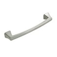 thumbnail image 4 of Utopia Alley Brett Pull Handle - Decorative Cabinet Drop Pull Handles- Vintage Cabinet Hardware with Hand Finished Brushed Nickel - Metal Drawer Pull Handle, 5.0" Center to Center, 4 of 7