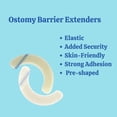 thumbnail image 2 of 20pcs Elastic Ostomy Barrier Strips, Medical Hydrocolloid Adhesive Tapes for Stoma Care, Skin Barrier Seal Extender Strip for Colostomy Bags, 2 of 6