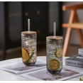 thumbnail image 4 of Better Homes and Gardens Smoke Ribbed Sipper 2PK, 4 of 4