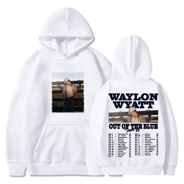 Waylon Wyatt Out Of The Blue Tour Merch Sudaderas con capucha Ropa de calle Sudaderas de manga larga de moda unisex