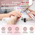 thumbnail image 2 of Super-Stable Airbrush Kit: 25 PSI Precision Airbrush for Nails, 2 of 5