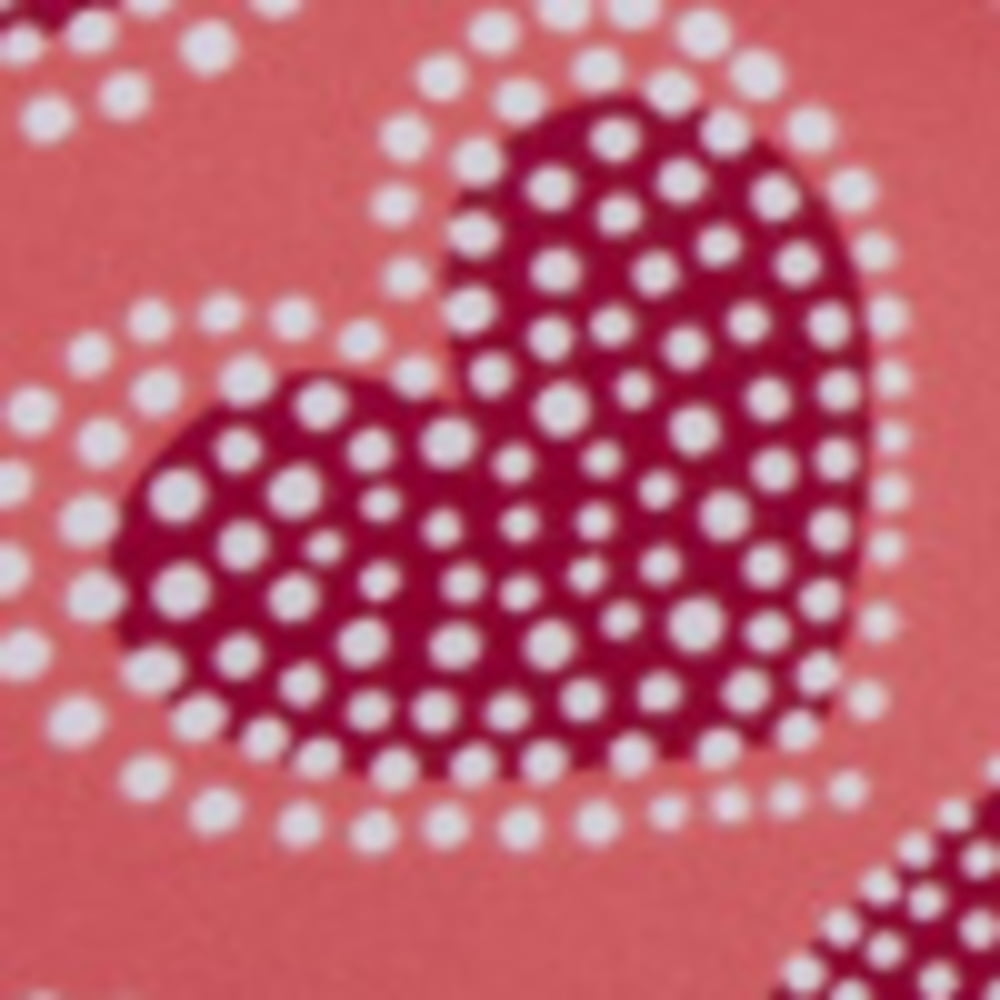 Canopi 43" Mini Manual Heart Dot Umbrella UPF 50+